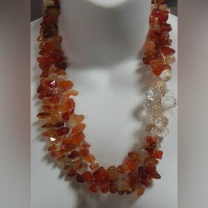 Ann Taylor large beaded necklace.